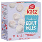 Katz Gluten Free Snacks Donut Holes Variety Pack: Powdered, Glazed, Glazed Chocolate, and Cinnamon. Free of Dairy, Soy, Tree Nut