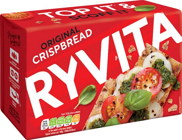 Ryvita Original Rye Crispbread 250G