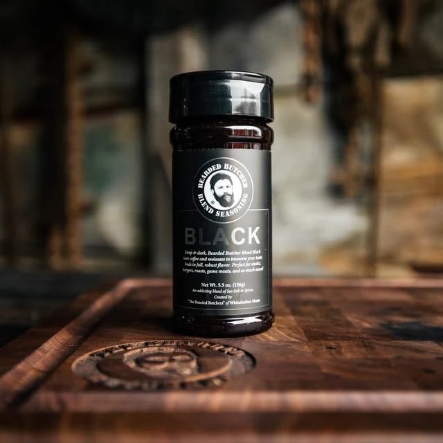 Bearded Butcher Black Blend Seasoning, Delicious Flavor, Versatile, Low Calorie, No Msg