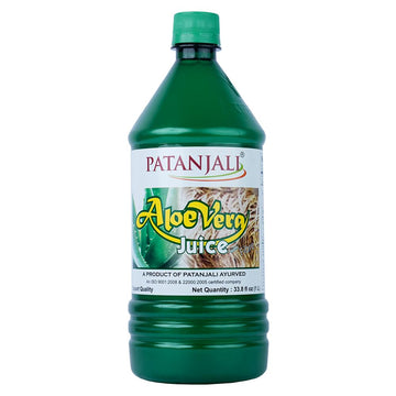 Patanjali Aloevera Fibre Juice, 1L, Bottle