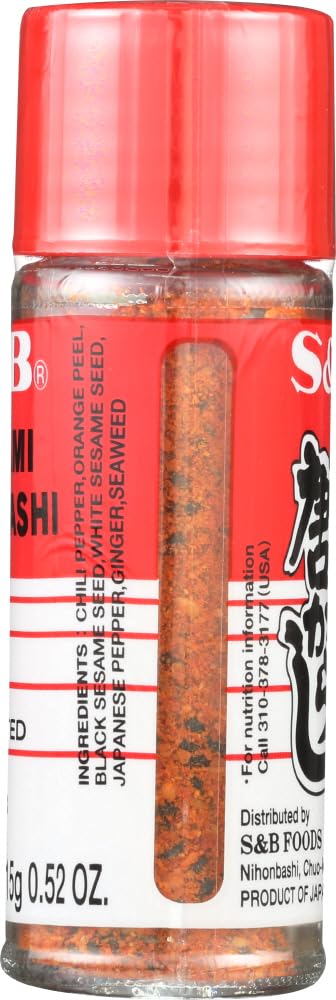 [ 2 Packs ] S&B Nanami ( shichimi ) Togarashi Assorted Chili Pepper 0.52 Oz