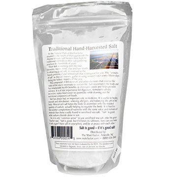 Salt Works Unrefined Sea Salt, 1 lb by The Mate Factor (Pack of 2)