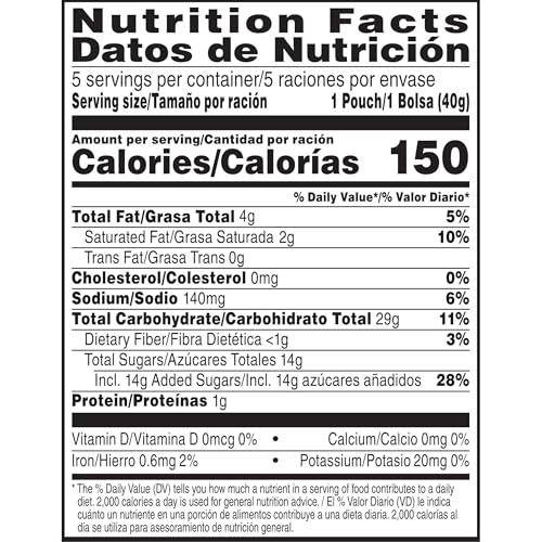 Pop-Tarts Baked Pastry Bites, Kids Snacks, School Lunch, Frosted Cinnamon Roll (5 Boxes, 25 Pouches)