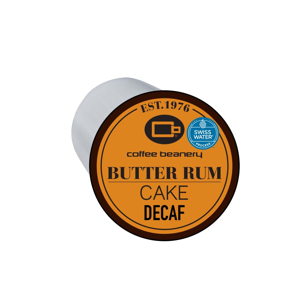 Coffee Beanery Butter spirit-inspired flavor Cake Decaf Coffee Pods - Medium Roast, 48ct Pack, 1 Count