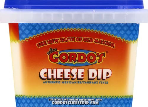GORDOs Original Queso Blanco Dip, Mexican Cheese Sauce - Great for Nachos, 7 Layer Dip, Appetizer - 16 Oz.
