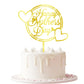 Keoysek Happy Mother's Day Cake Topper Cake topper Acrylic Mirror Cake topper Decorative Party Cake Decoration for Mother's Day 