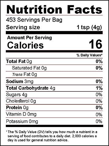 Health Garden Organic Coconut Palm Sugar - Non GMO - Gluten Free -Sweetener Substitute - Kosher - All Natural (4 lbs)