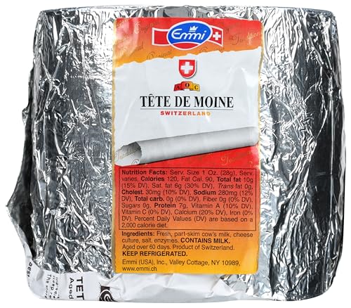 Emmi Tete de Moine Cheese - 1.8 Pound (Pack of 1)