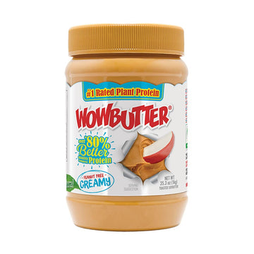 Wowbutter - Creamy Soy Spread - Peanut Free, Tree Nut Free - Vegan Plant Protein - Gluten Free - Non-Gmo - 35.3 Oz
