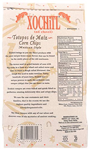 Xochitl Corn Chips, Totpos de Ma  z, 12 Oz