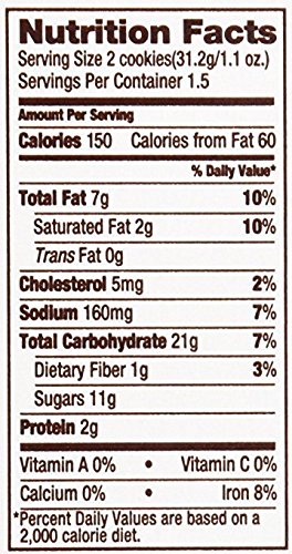 Linden'S Butter Crunch Cookies- 3 Cookies Per Pack- 18 Packs - With Exclusive Inprimetime Cookie Heart Magnet