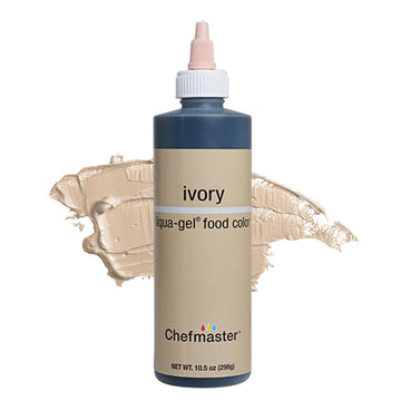 Chefmaster Liqua-Gel Food Color, 10.5 Ounce, Ivory, Model 751221 5439