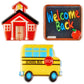 Decopac Back To School Icon Cupcake Rings - 24 Pcs, Assorted, Standard