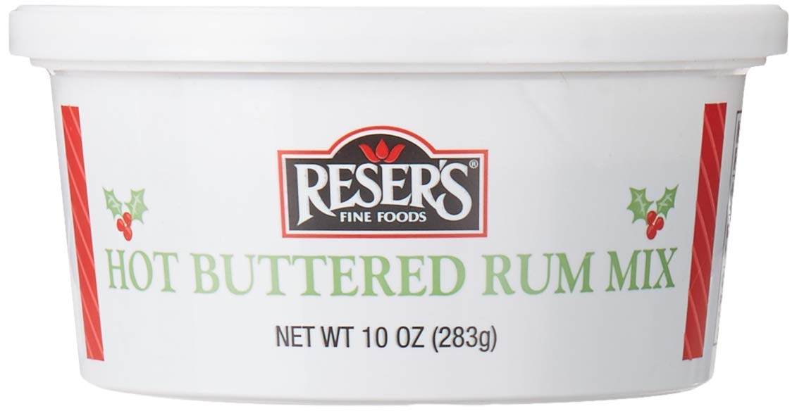 Resers Gourmet Hot Buttered Rum Mix, 10 Ounce Tub