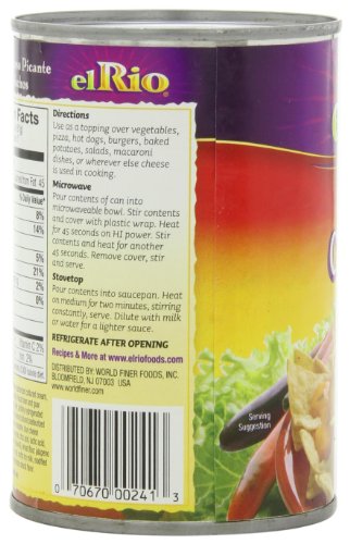 El Rio, Nacho Chs Sce Hot, 15 Oz, (Pack Of 12)