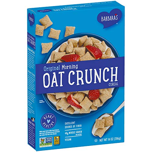 Three Sisters Barbara'S Morning Oat Crunch Original Cereal, Heart Healthy, Non-Gmo, 14 Oz Box