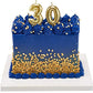 Sprinkle Deco Sequin Confetti Sprinkles for Cakes and Cupcakes, 4 oz, Matte Gold