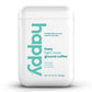 Happy Coffee Light Roast Ground Coffee, 12 Oz., Notes Of Cashew & Elation, Recyclable Container, Grown & Harvested In Colombia,