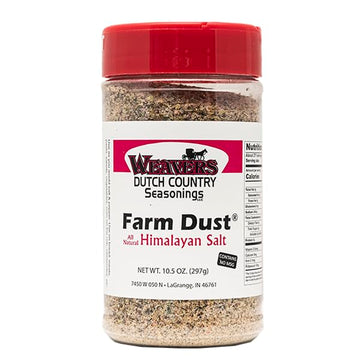 Weavers Dutch Country Farm Dust Seasonings No MSG (Himalayan Salt, 10.5oz)