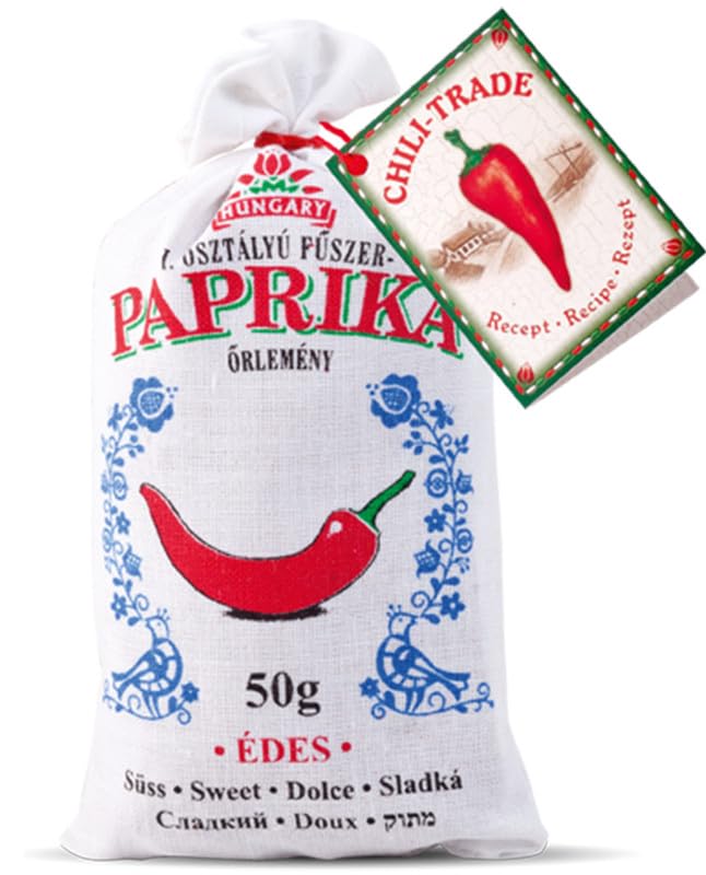 CHILI-TRADE Kft. Hungarian Sweet Paprika 50g/1.76oz in Canvas Bag