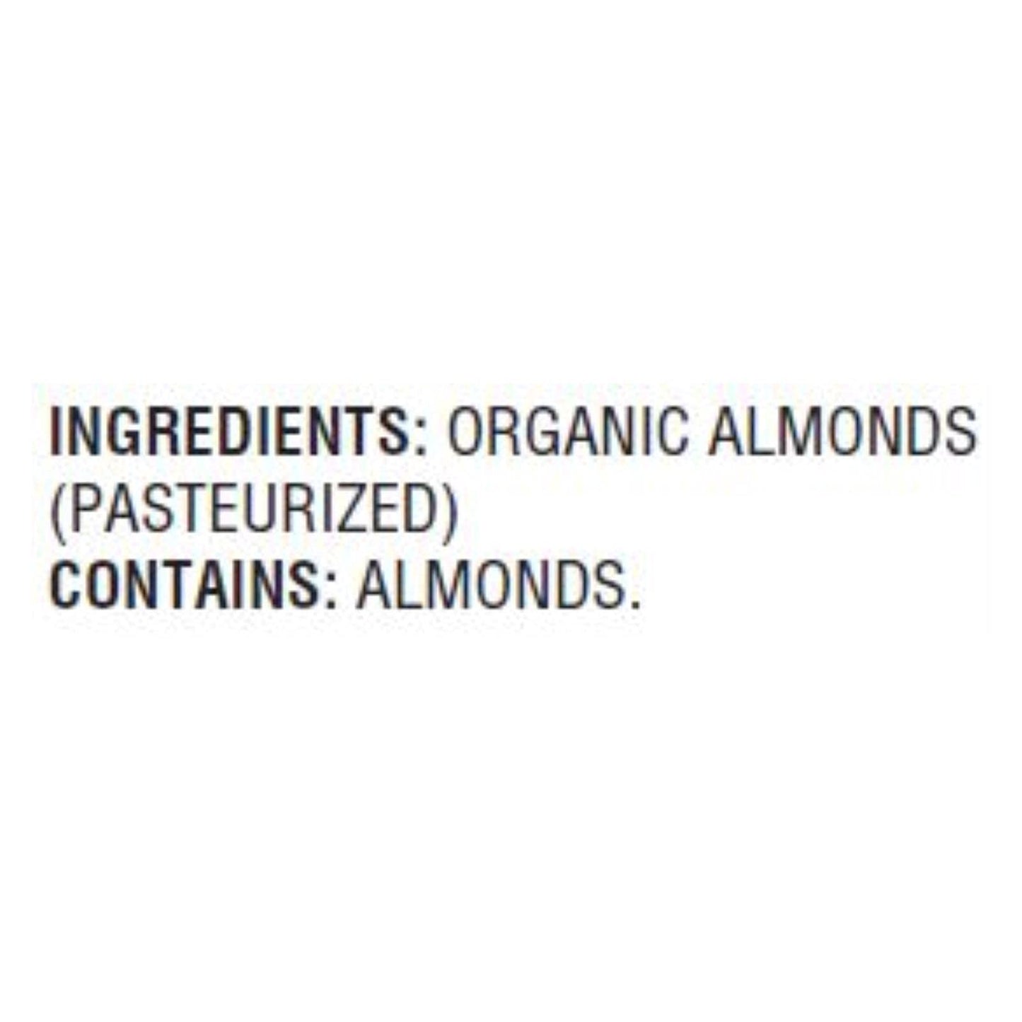 Woodstock Farms Organic Raw Almond 7.5 Ounce - 8 Per Case.