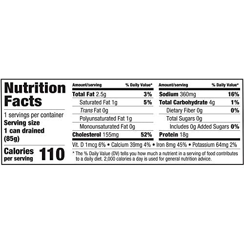 Pacific Pearl Smoked Oysters in Water, 3.75 oz (Pack of 12)