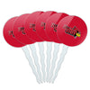 Illinois State Primary Logo Cupcake Picks Toppers Decoration Set of 6