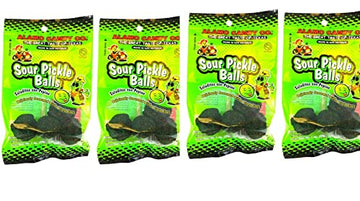 2 Pack-Alamo Candy Sour Pickle Balls, 1 Oz (Pack Of 2)