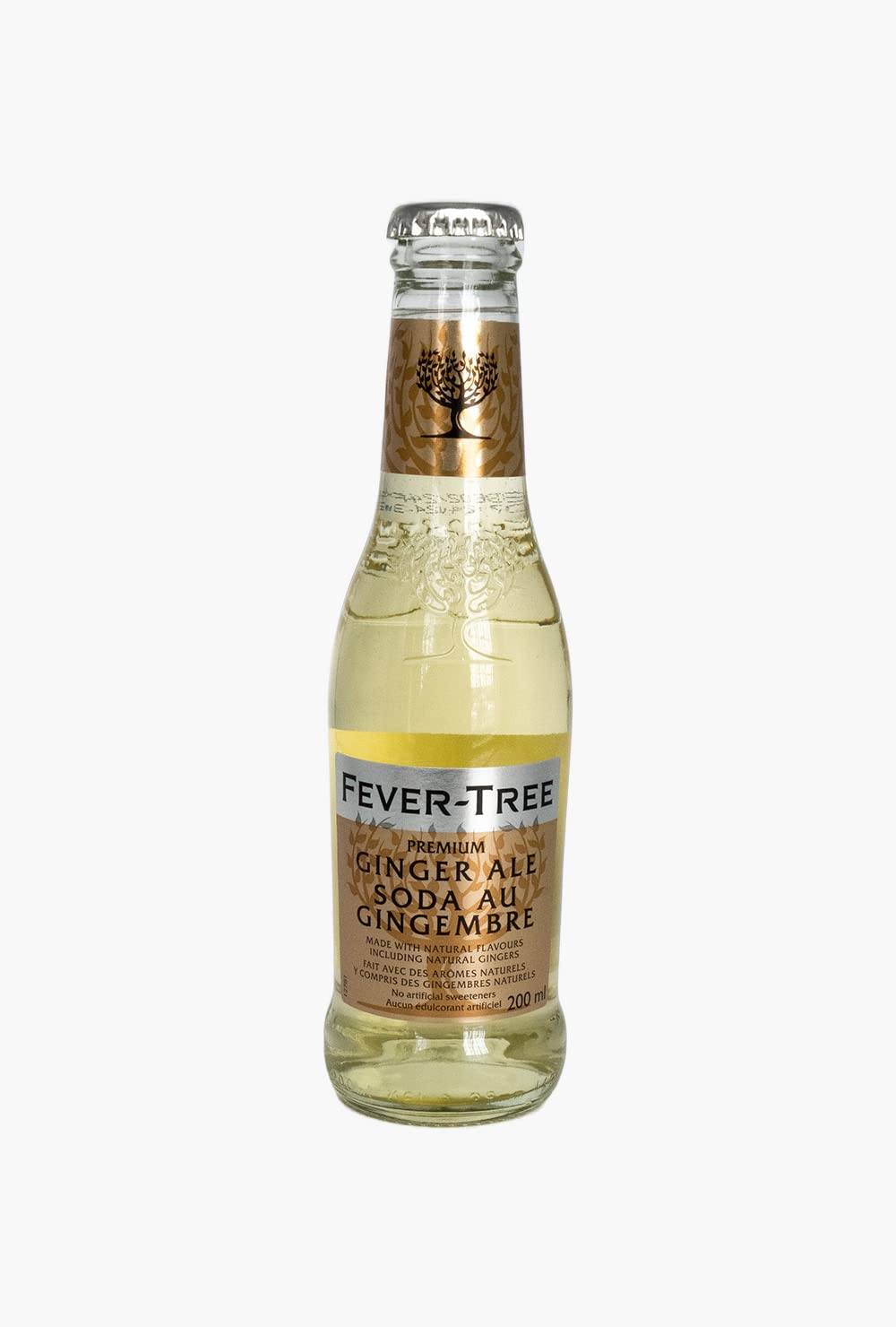 Fever-Tree Premium Ginger Ale - 4 Ct - Amber Color - Refreshing Beverage
