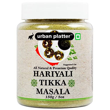 Urban Platter Hariyali Tikka Masala 150G  5Oz All Natural Premium Quality & Flavourful]
