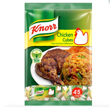 Knorr Nigerian Chicken Seasoning Cubes (45 X 8g Cubes) 360g - Taste the Knorr Difference