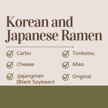 Asian Instant Ramen Variety Pack - 16 Different Flavors Noodle of International, Korean, Japanese, thailand, China, Noodles, Ass