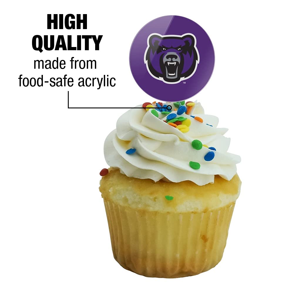 University Of Central Arkansas Primary Logo Cupcake Picks Toppers Decoration Set Of 6