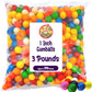 Gumballs 1 Inch - 3 Pound Bag - Gum Balls For Gumball Machine - Gumballs Bulk - Gum Ball Machine Refill - Assorted Fruit Flavor