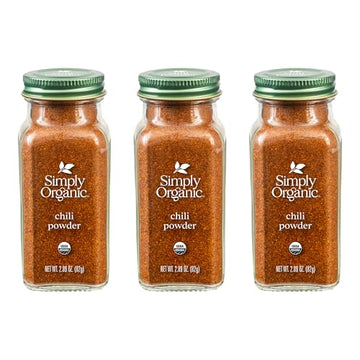 Simply Organic Chili Powder, Certified Organic | 2.89 Oz | Pack Of 3