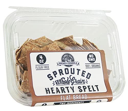 Columbia County Bread & Granola Sprouted Crisps - Hearty Spelt, 0.35 Ounce (Pack of 1)