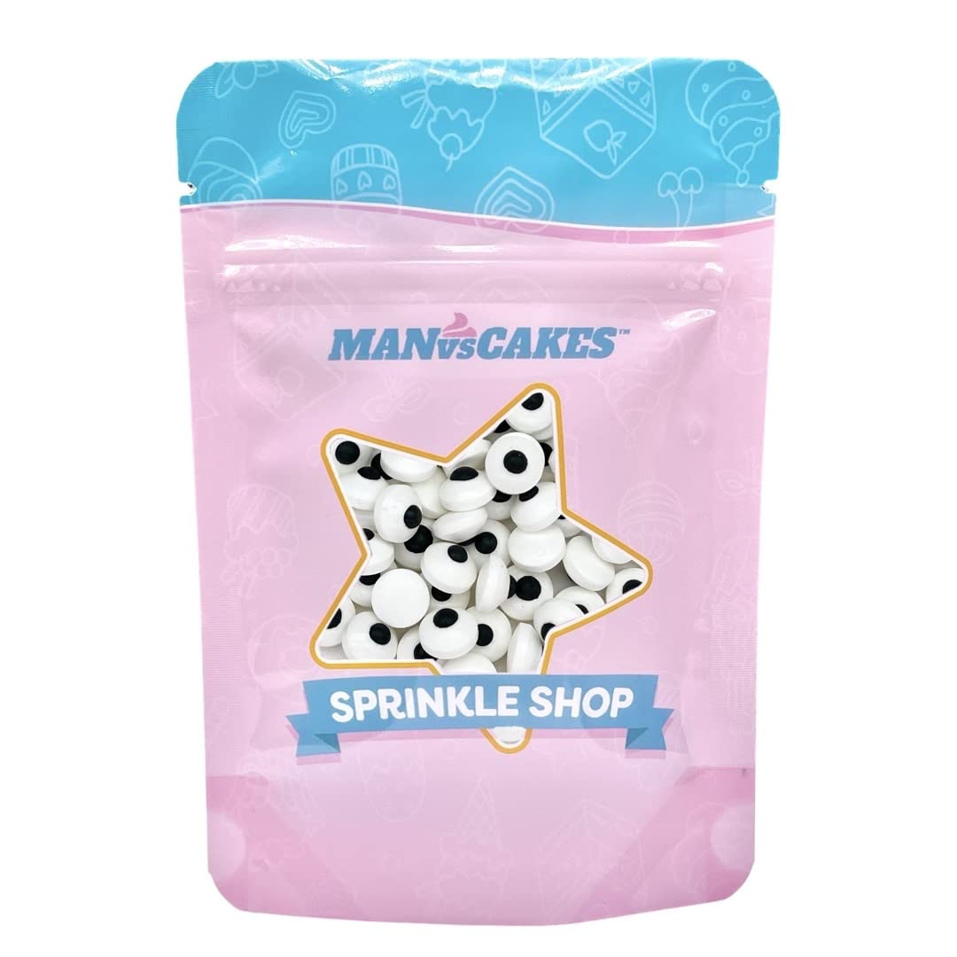 Manvscakes Sprinkles - Themed Sprinkles For Cake Decorating, Sprinkle Mix For Cookies, Ice Cream, Fondant Cake, Caramel Apples, Cupcakes & Other Desserts, Assorted Halloween & Fall Sprinkles, 4 Oz