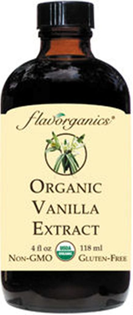 Flavorganics Extract-Pure Vanilla(35% Organic Beverage-Style)  2-Ounce (Pack Of 4)
