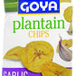 Goya Foods Plantain Chips, Garlic, 5 Ounce (Pack Of 12)