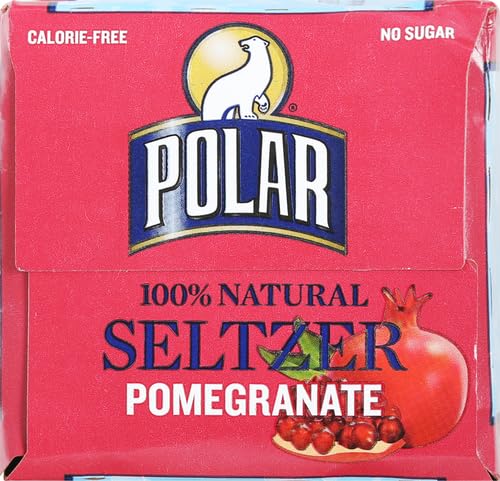 Polar Beverage Pomegranate Seltzer, 12 Fl Oz., 12 Ct