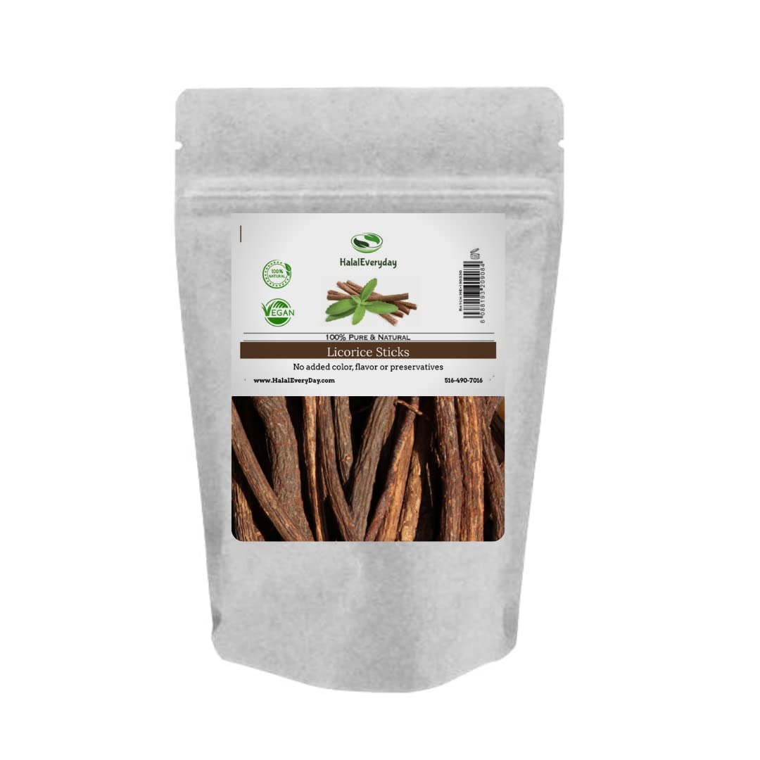 African Licorice Sticks - 1 Lb - 100% Pure Licorice Sticks By Halaleveryday