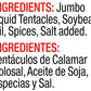 Vigo Premium Imported Canned Seafood, Jumbo Squid In Marinade Sauce, Specialty Flavored, Perfect For Recipes And Dishes (Jumbo Squid In Marinade Sauce, 4 Ounce (Pack Of 10))