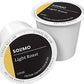 Amazon Brand - Solimo Light Roast Coffee Pods, Compatible with Keurig 2.0, 100 Count