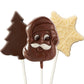 Chocolate Christmas Lollipops (3 Pack) | Milk Free, Nut Free, Gluten Free, Soy Free, Vegan | No Whey Foods