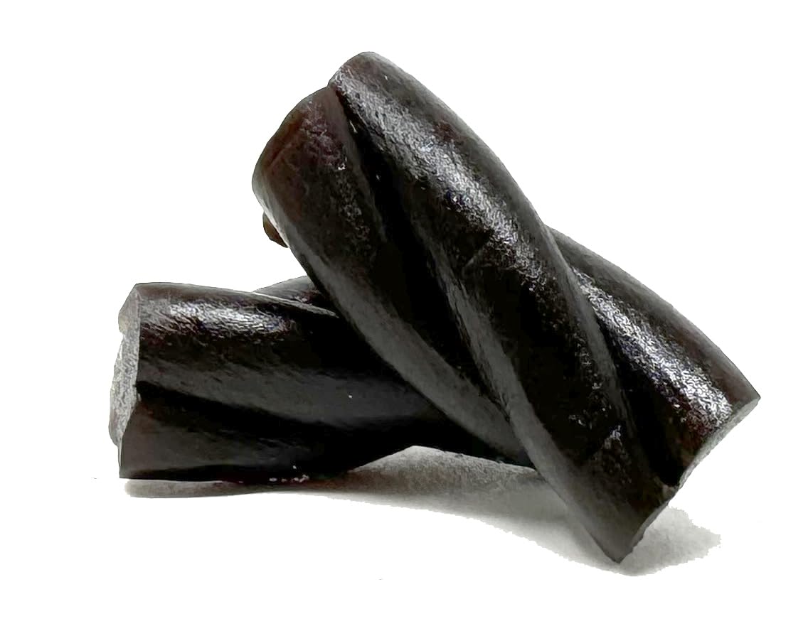 BonBon A Swedish Candy Co. Salty Licorice Twists Vegan Candy, 4.2 oz (Pack of 2)
