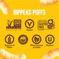 Hippeas Chickpea Puffs, Cheezy Vibes, 4 Ounce (Pack of 6), 4g Protein, 3g Fiber, Vegan, Gluten-Free, Crunchy, Plant Protein Snac