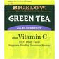 Bigelow Tea Green Tea with Elderberry Plus Vitamin C, Caffeinated Tea with Elderberry, 18 Count Box (Pack of 6), 108 Total Tea B