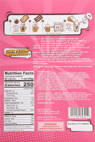 J-Basket Black Tea Boba Kit, 10 Oz
