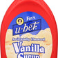FOXS U-BET Vanilla Syrup - 20 Oz Bottle - Flavoring Syrup for Beverages