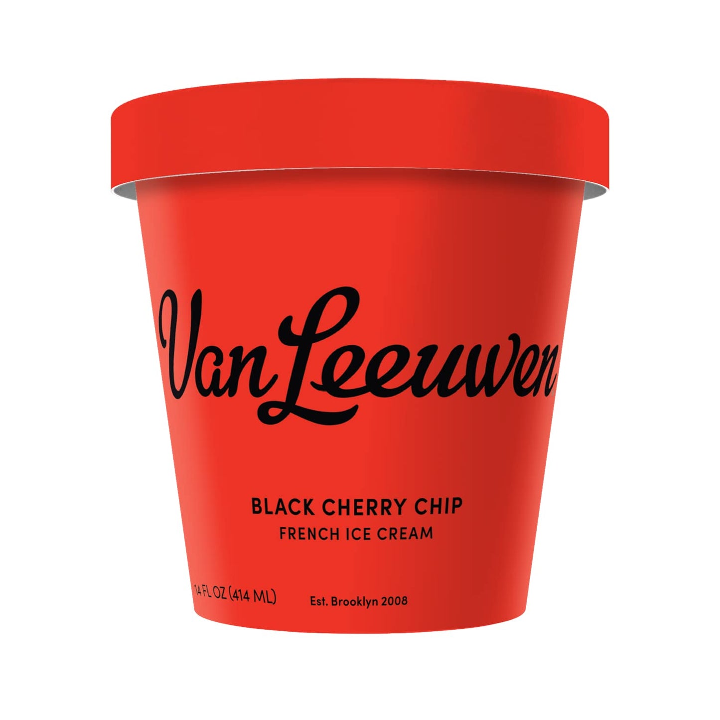 Van Leeuwen Black Cherry Chip Ice Cream, 14 oz (Frozen)